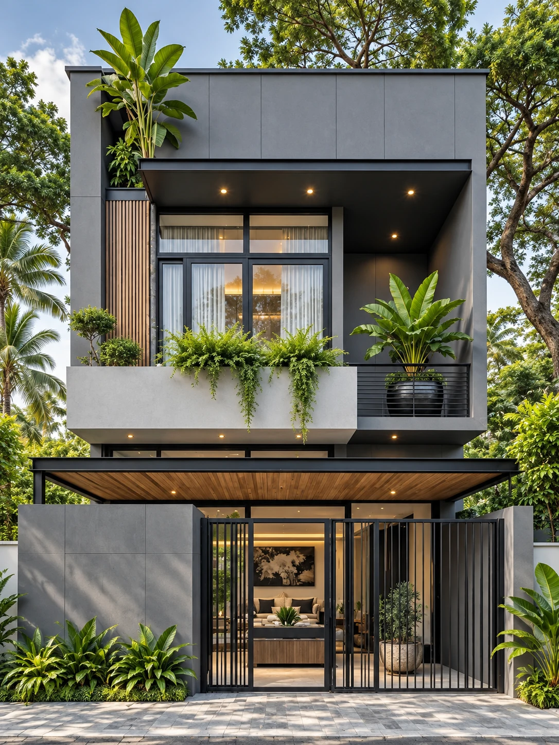 Slate Biophilic Townhouse 5x18