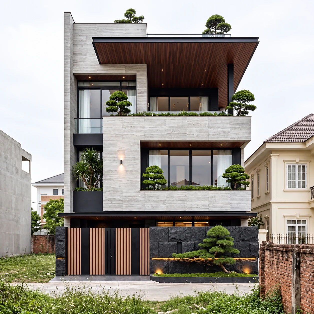 Zen Stone Bonsai Townhouse