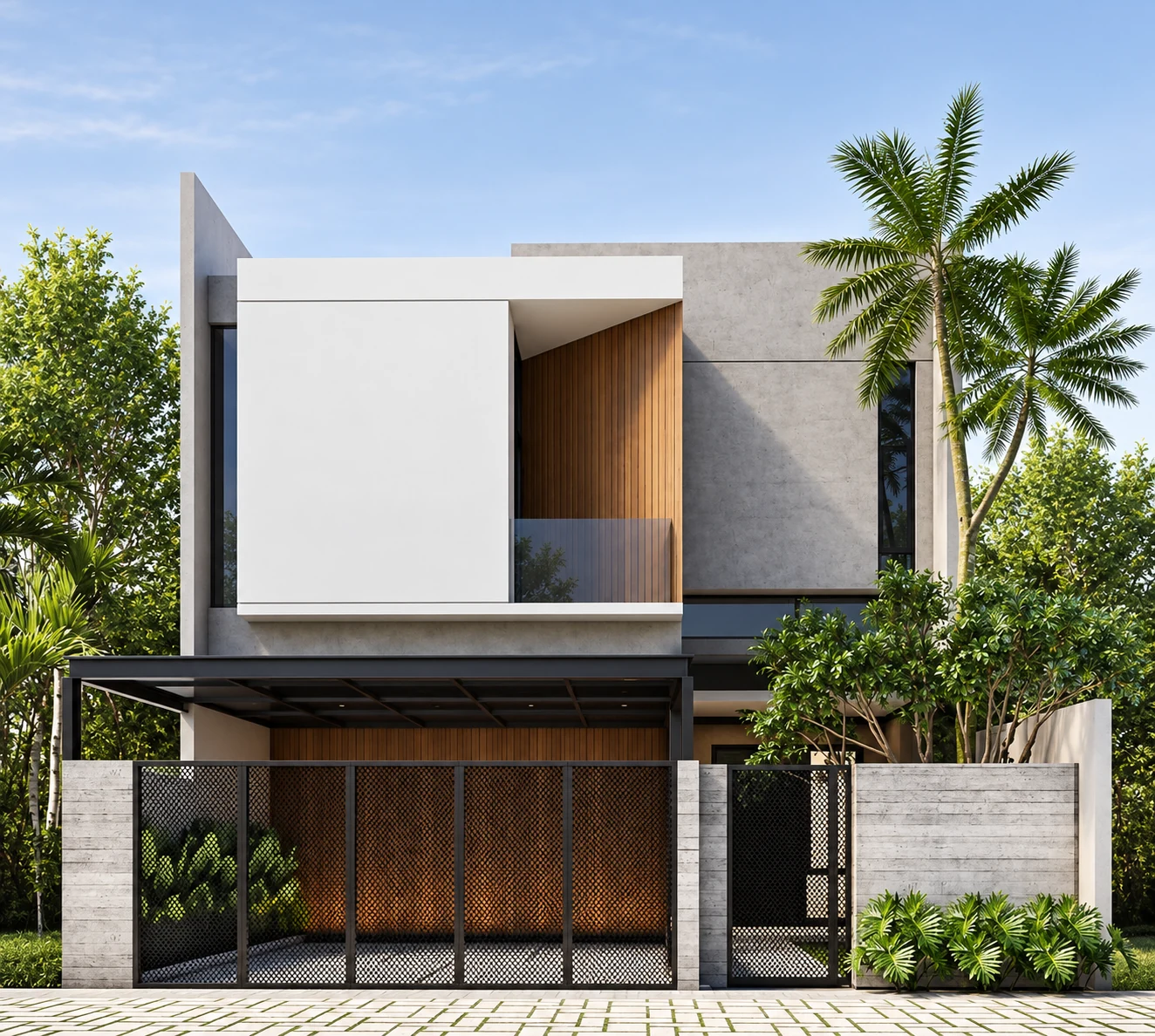 Board-form Concrete Minimal Townhouse