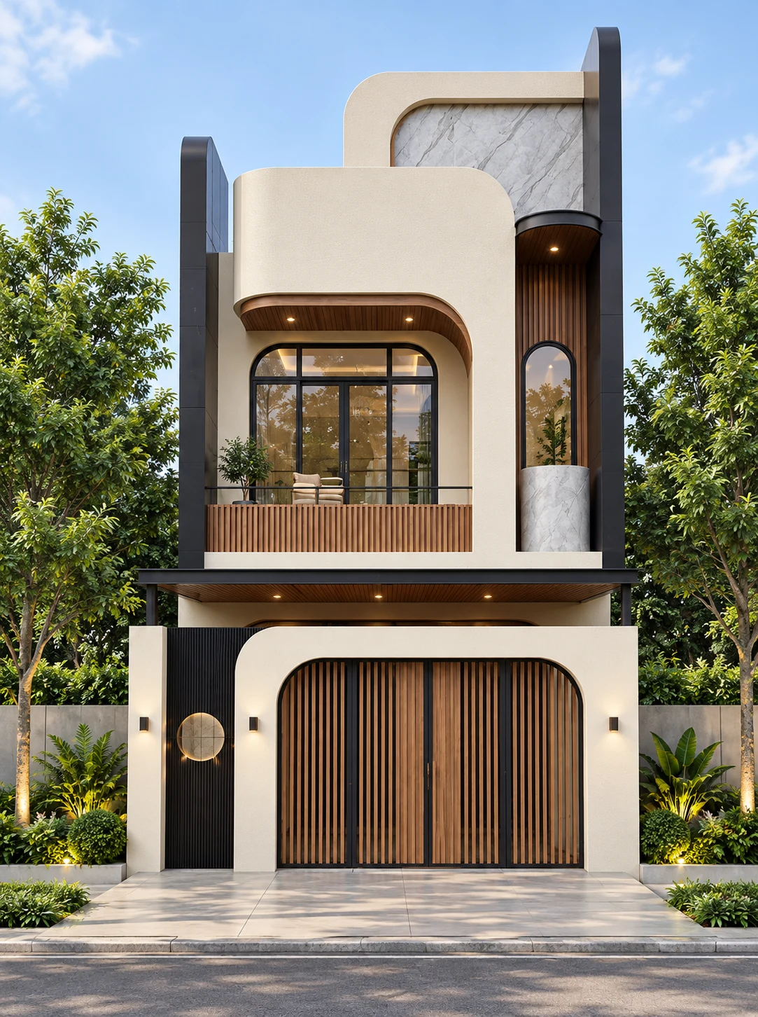 Cream Arch Marble Townhouse 6x18